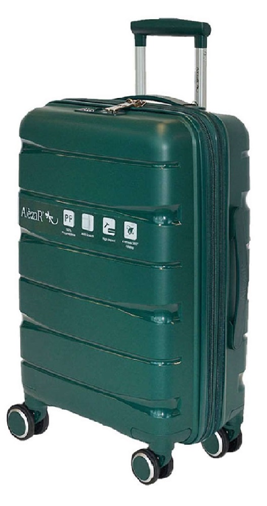 Alezar Lux Digitex matkalaukkusetti vihreä 4-renk ( 20" 24" 28")